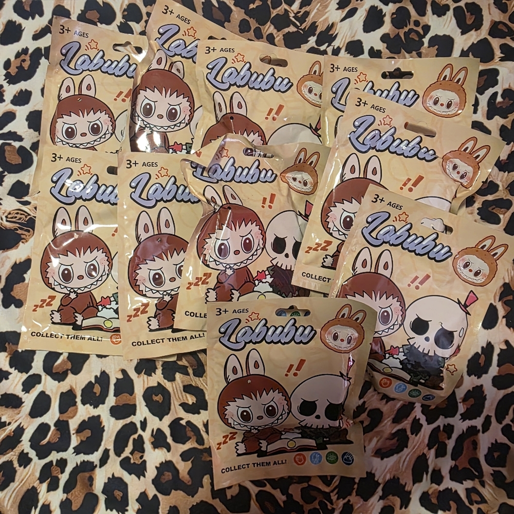 Surprise Blind Bag Lot with Cute Character Packaging - Beige & Brown